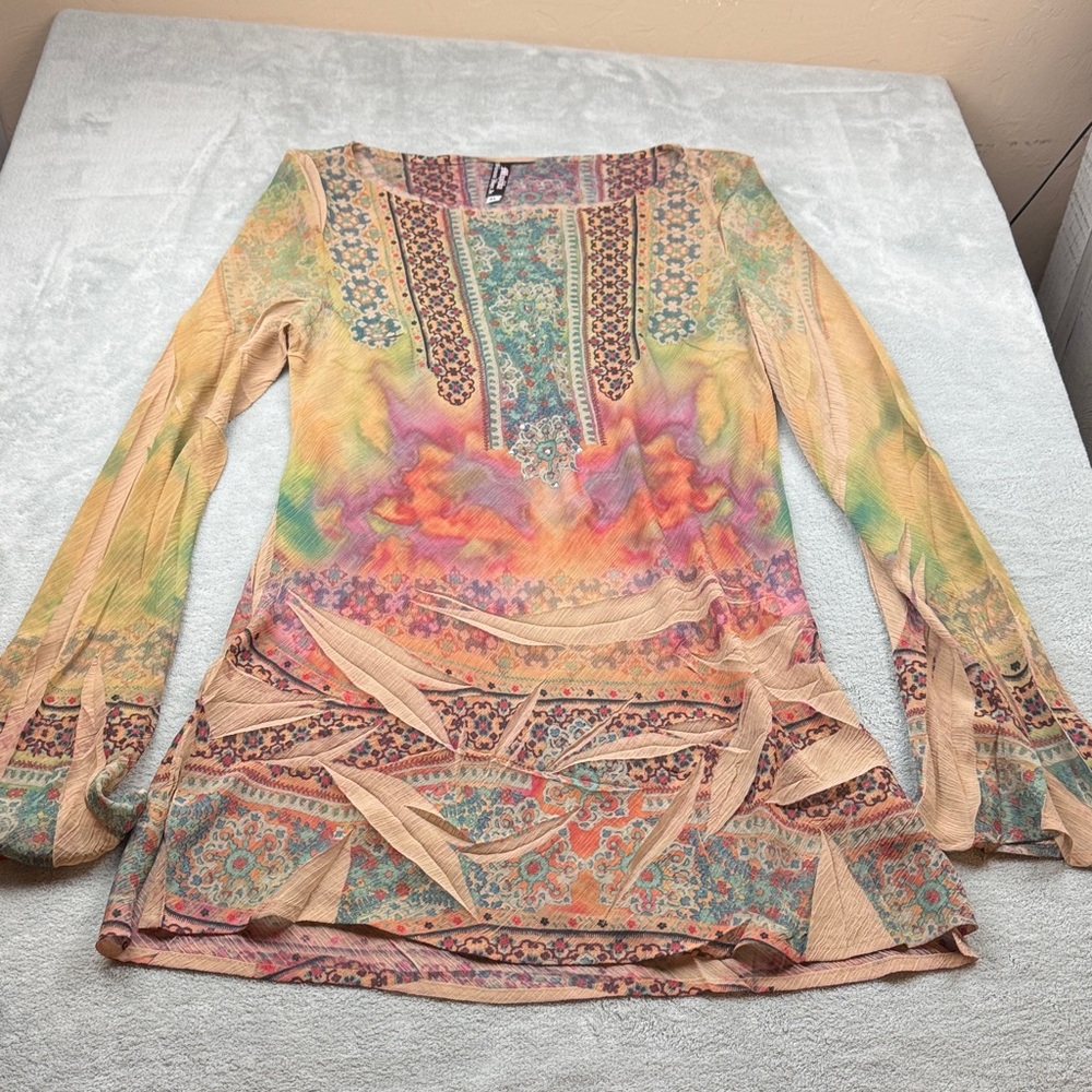 Women's Multicolor Bohemian Dress